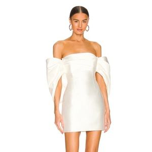 Solace London Elina Mini Dress in Cream. Size 4. BRAND NEW ONLY WORN ONCE.